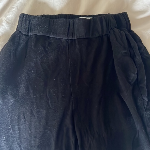 Masongrey fuzzy luxe black sweatpants size small - Picture 3 of 4